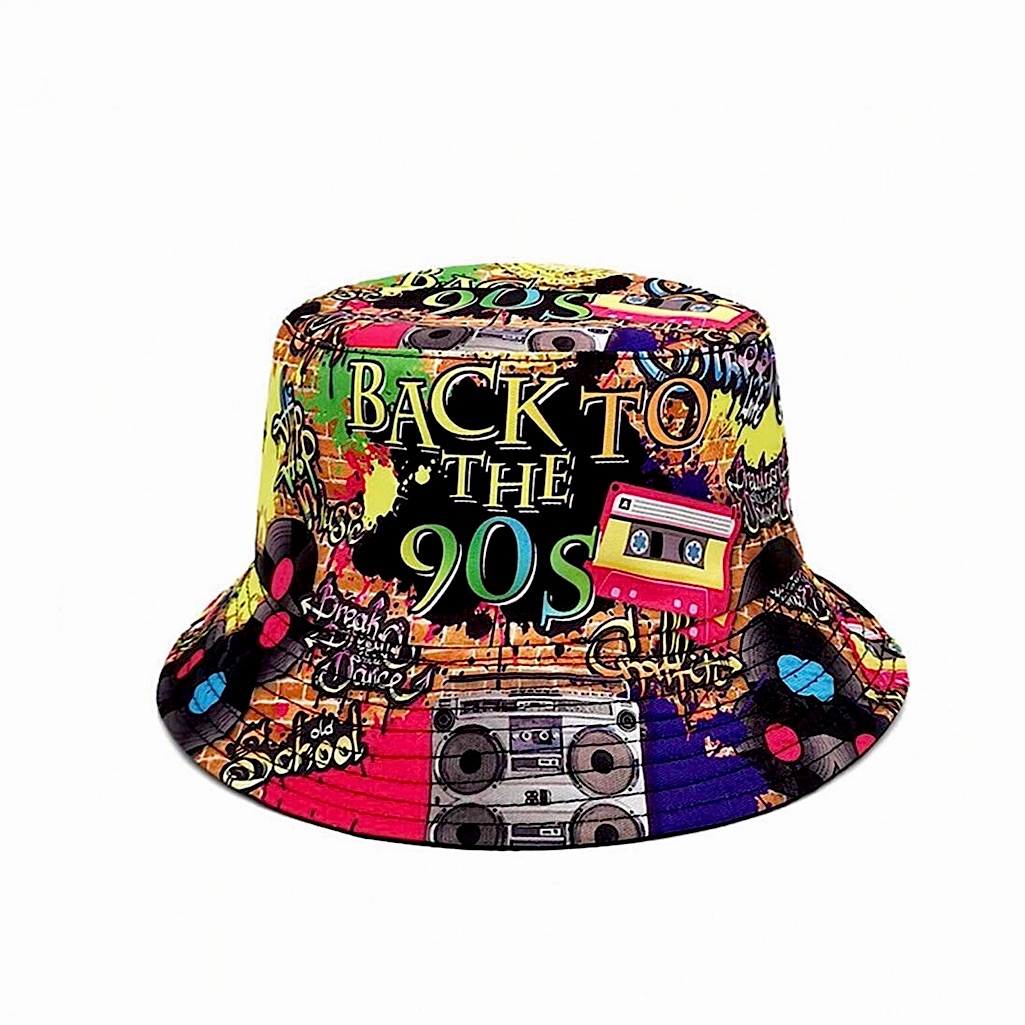 Fashion Retro 90s Bucket Hat